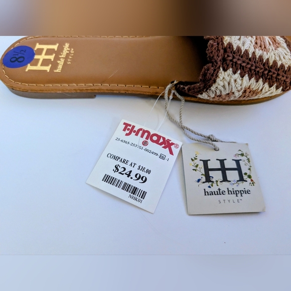 NWT Haute Hippie Crochet Sandals - Women's Size 8.5 - Picture 3 of 4